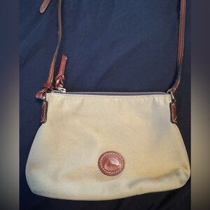 Dooney & Bourke Tan/Brown Crossbody Bag